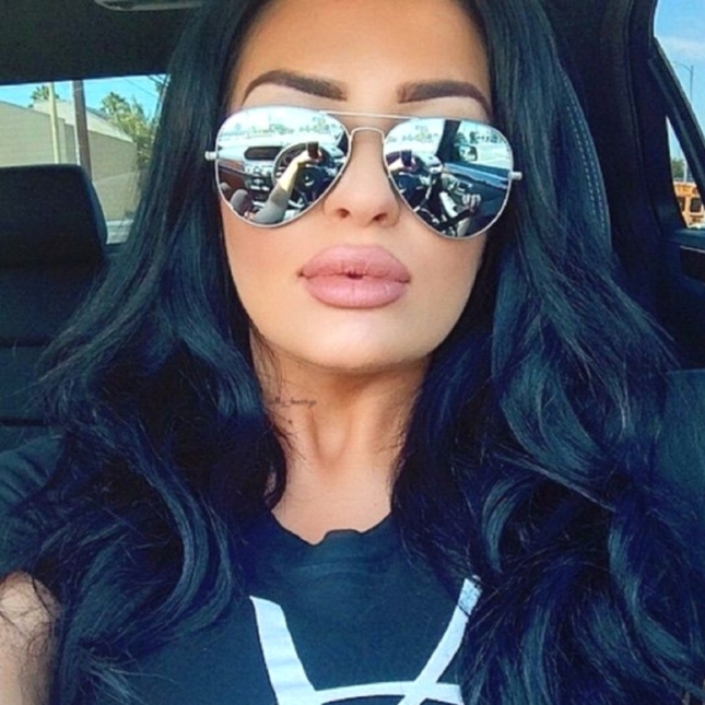 RayBan (Store Display) Aviator Reflective Silver Lenses RB3025 Mirror